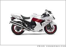 The Kawasaki Ninja, a supersport motorcycle