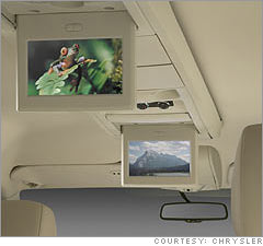 Rear-seat DVD systems