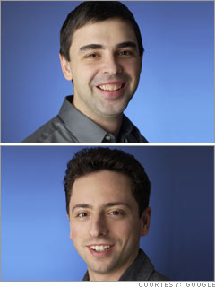 Sergey Brin and Larry Page 