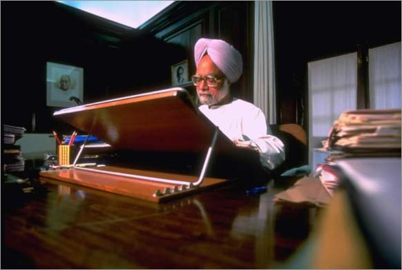 Finance Minister (now Prime Minister) Manmohan Singh, New Delhi, 1994, Dilip Mehta