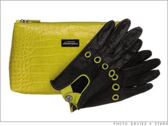 Lamborghini bag & gloves
