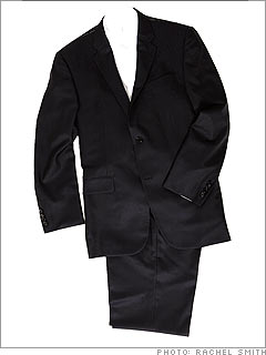 Save or splurge: Wardrobe - Hickey Freeman Barrettsolid navy suit ...