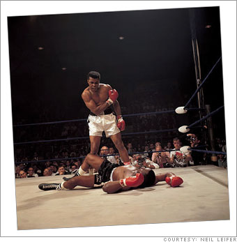 Ali vs. Liston print<br>by Neil Leifer, $3,000