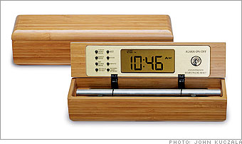 Now & Zen bamboo alarm clock