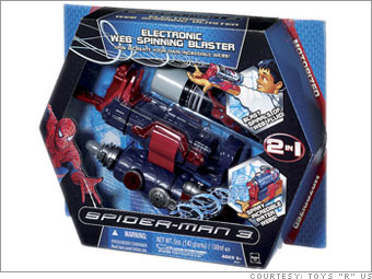 Spider-Man 3 Electronic Web Spinning Blaster from Hasbro