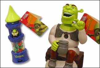 Shrek Candy dispensers