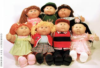 cabbage patch kid dolls 1980's