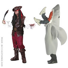 High seas pirate sees shark attack