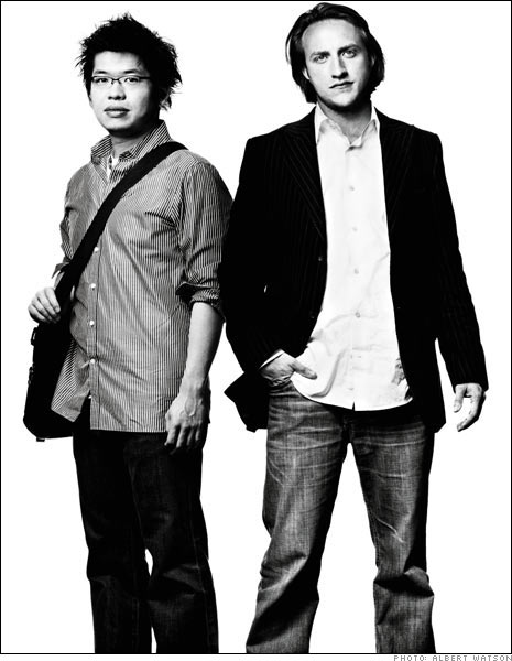 Steve Chen, 28, and Chad Hurley, 29