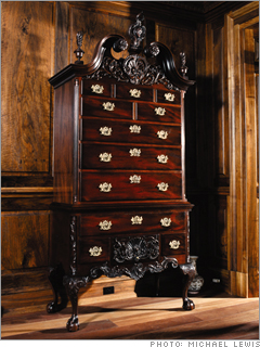 Irion's version of a Gratz Chippendale High Chest