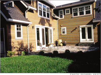 Cedar siding added thousands to the Tansey's original budget